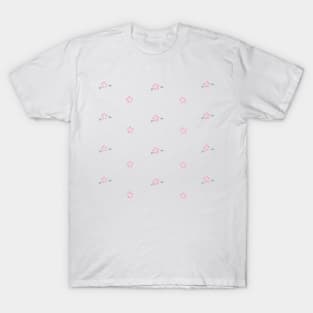 Cute Coquette pale pink flowers T-Shirt